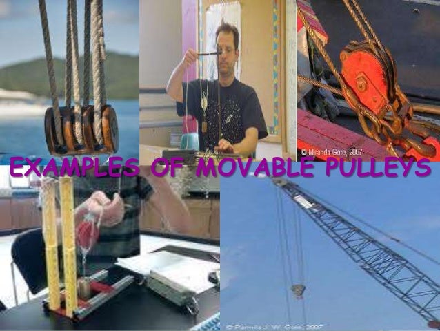 Examples Of Pulleys Examples Of Pulleys