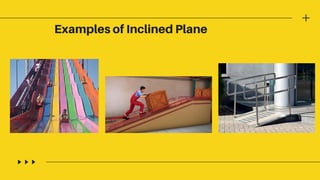 Examples of Inclined Plane
 