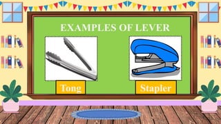 EXAMPLES OF LEVER
Tong Stapler
 