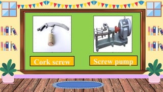 Cork screw Screw pump
 