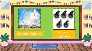 Ferris Wheel Wheels of
bag/chair
 