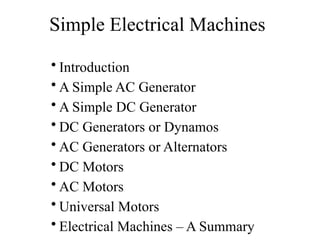 Comprehensive Overview of Electrical Machines and Motors in Engineering ...