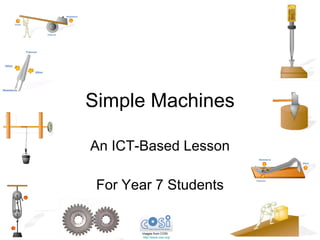 Simple Machines An ICT-Based Lesson For Year 7 Students Images from COSI   http://www.cosi.org/   