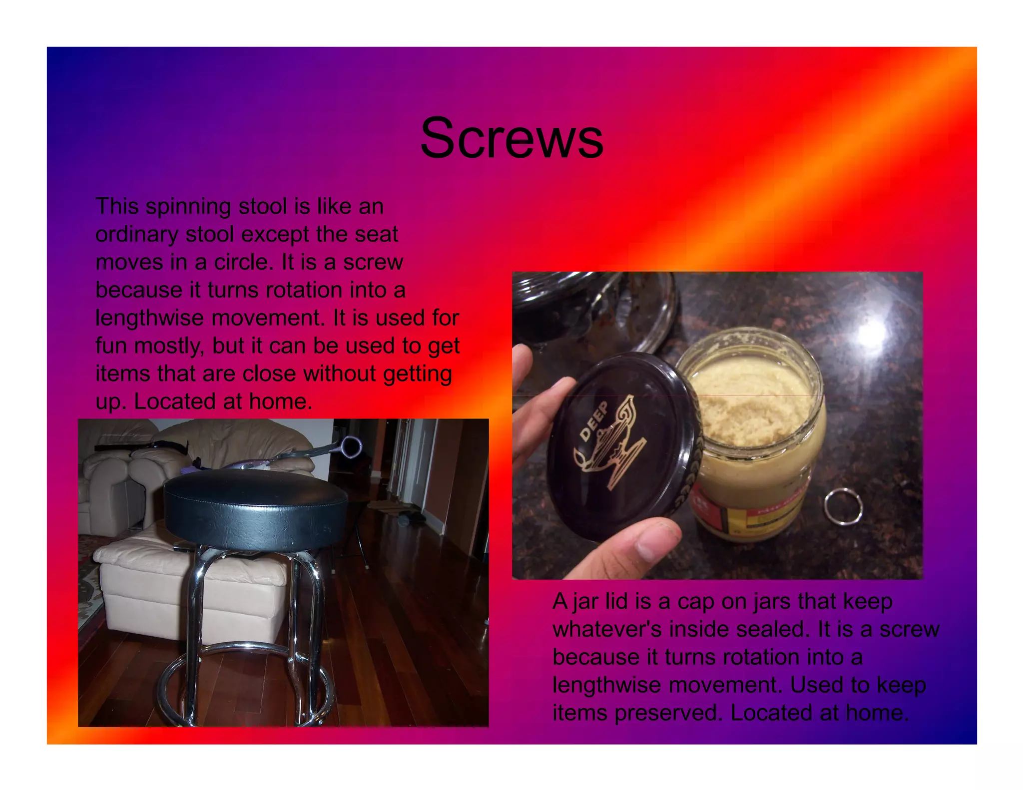 Simple machines scavenger hunt PPT