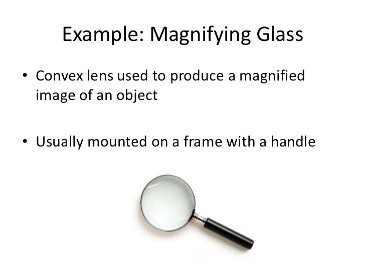 Simple magnifier