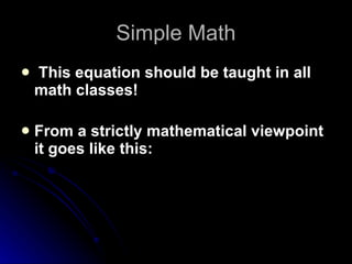 Simple Math (EN) | PPS | Physics | Science