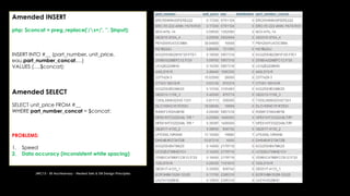 Simple Nested Sets and some other DB optimizations | PPTX