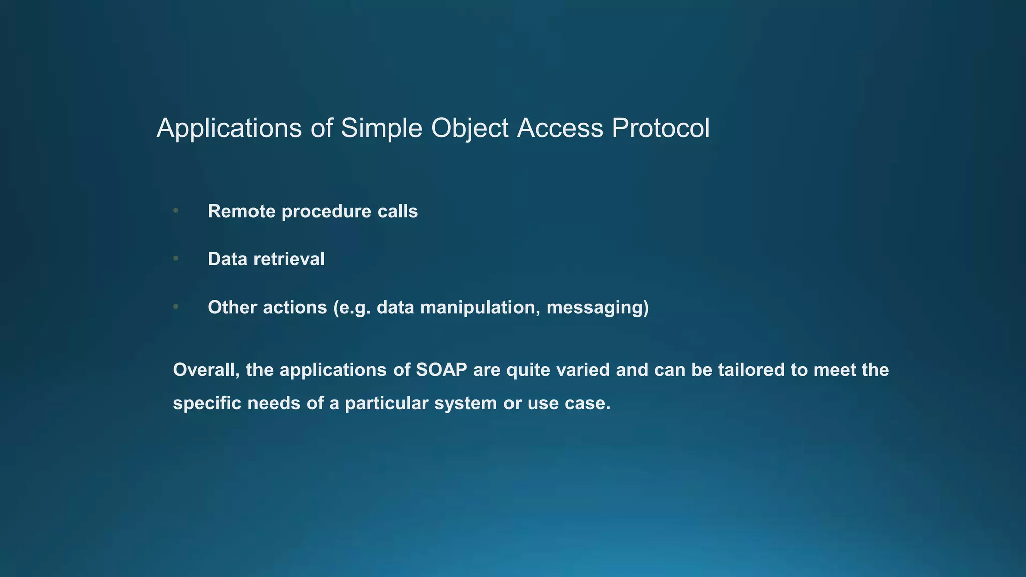 Simple Object Access Protocol (SOAP).pptx | Programming Languages ...