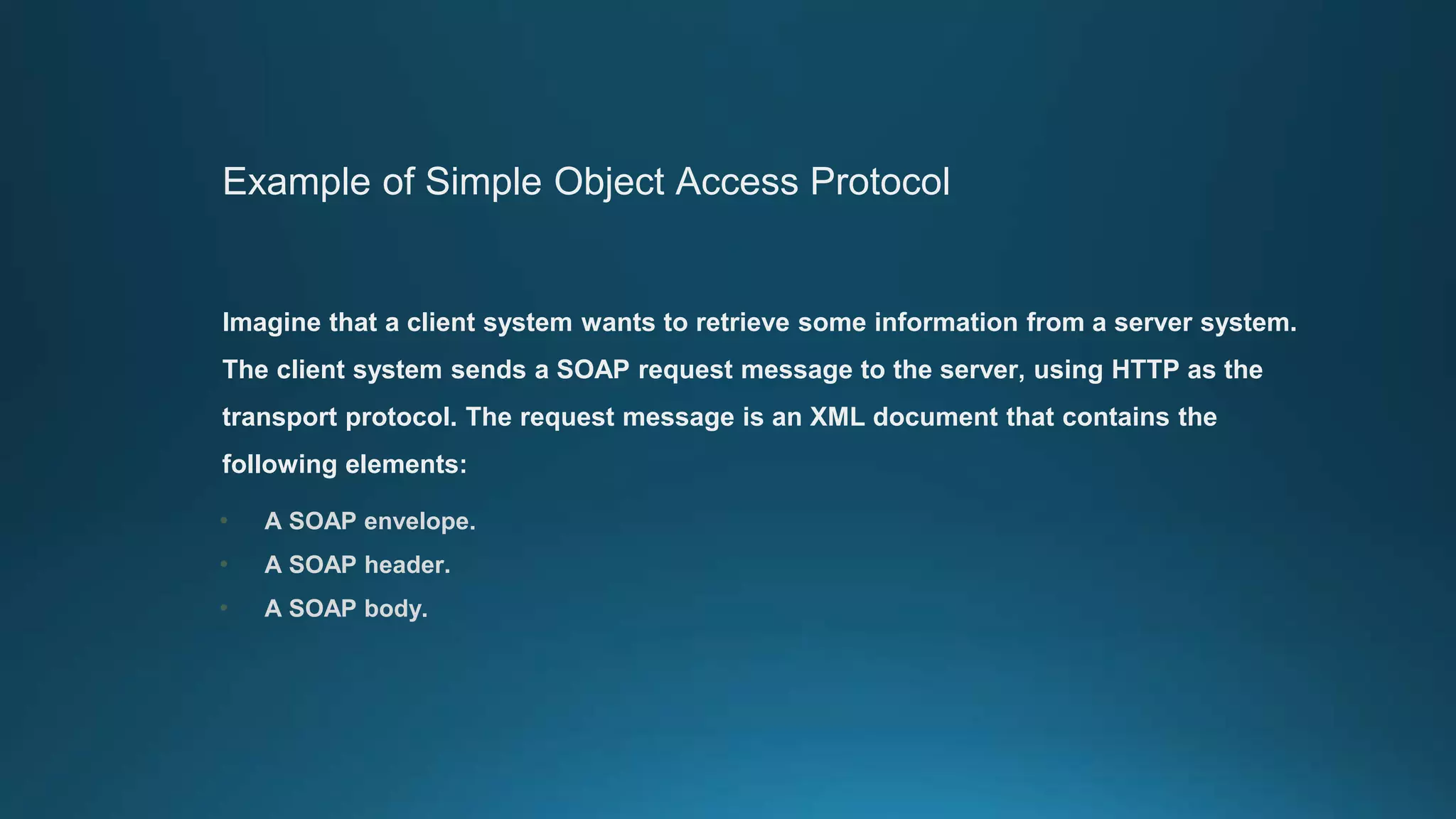 Simple Object Access Protocol (SOAP).pptx | Programming Languages ...