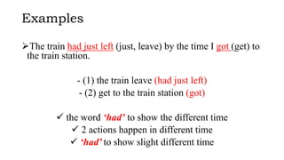 Simple past past perfect | PPTX