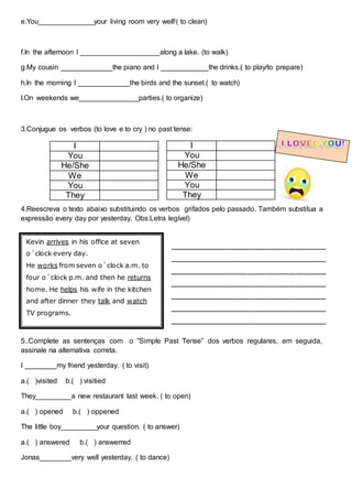 Regular verbs: como usar e exercícios - Brasil Escola