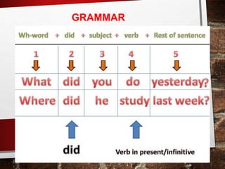 GRAMMAR
 