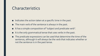 Simple past actividad de slideshare