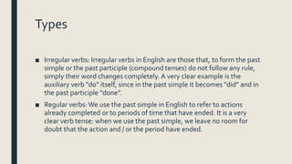 Simple past actividad de slideshare