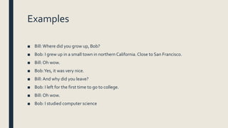 Simple past actividad de slideshare