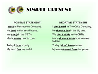 Simple Past (adapted by miguel villegas) | PPT