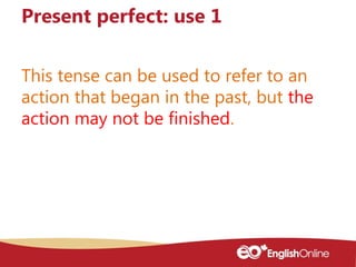 Simple past and present perfect