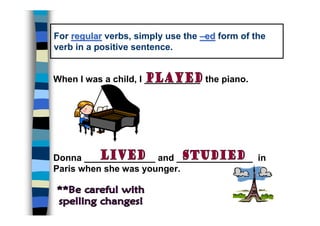 Simple past regular and irregular | PDF