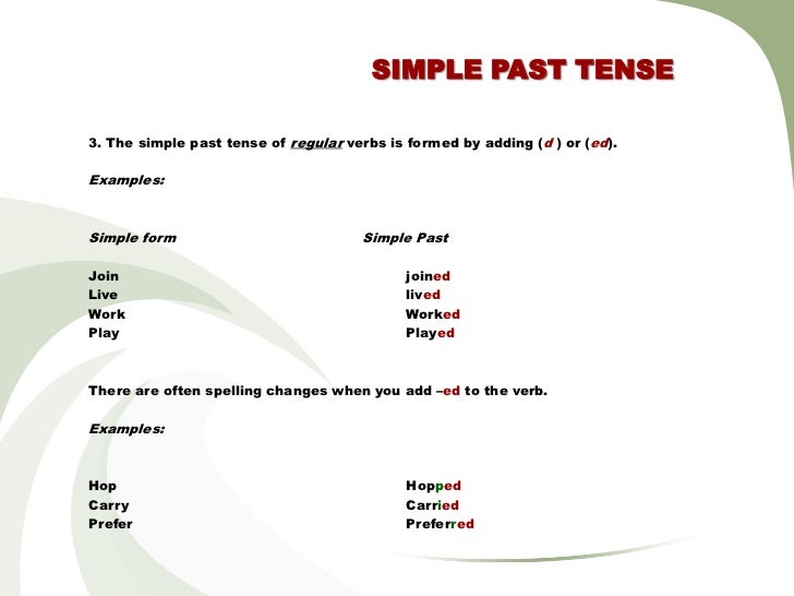 Asser Posteljina Rub Tend Past Tense Midormitorio Net