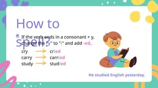 English Material Simple Past Tense for SMPN 1 Bangli | PPTX