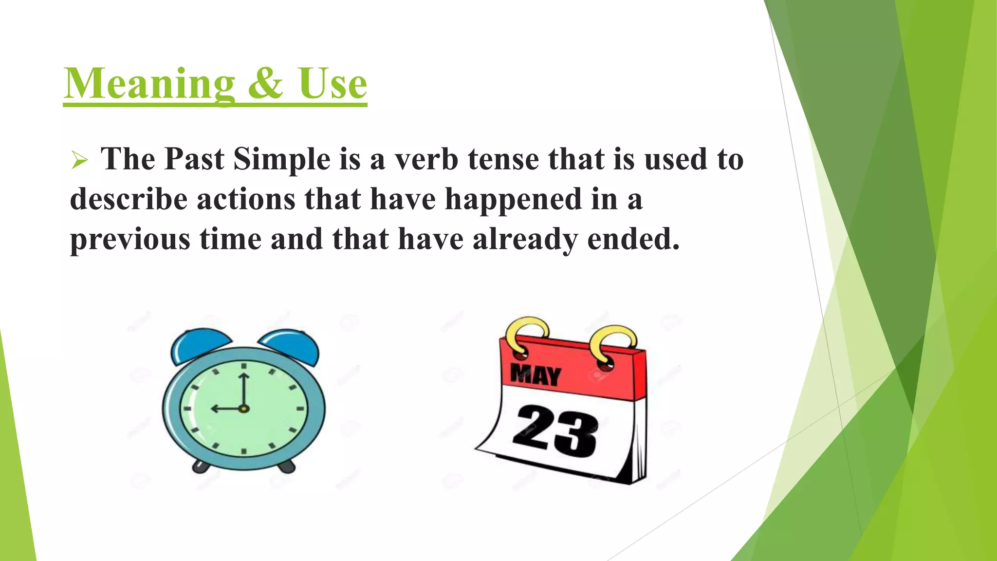 Simple past tense xavier aguado 29515446 - ingles i - seccion 1 b - | PPTX
