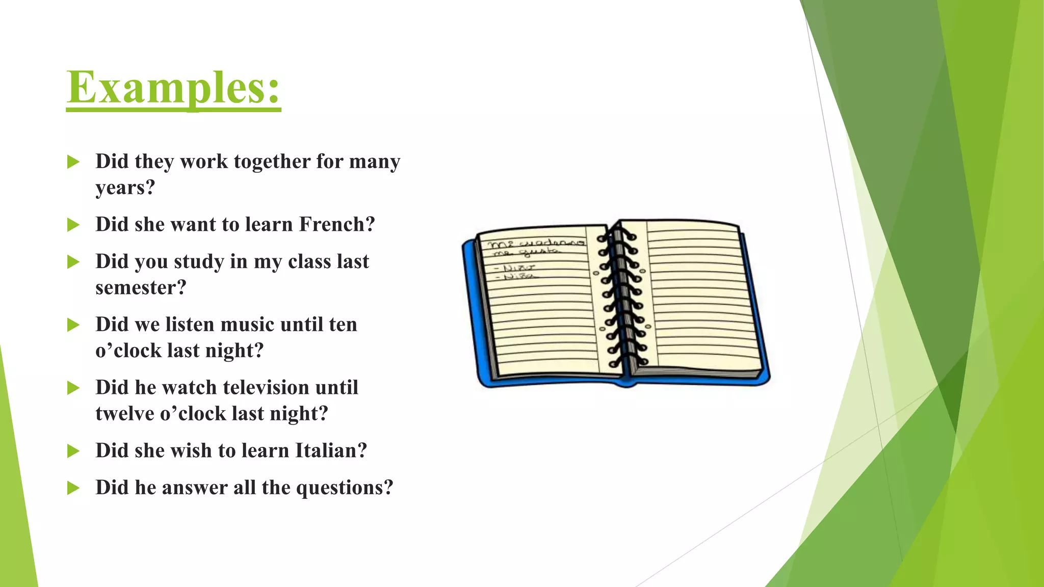 Simple past tense xavier aguado 29515446 - ingles i - seccion 1 b - | PPTX