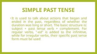 SIMPLE PAST TENSE AND RULES OF THE.pptx