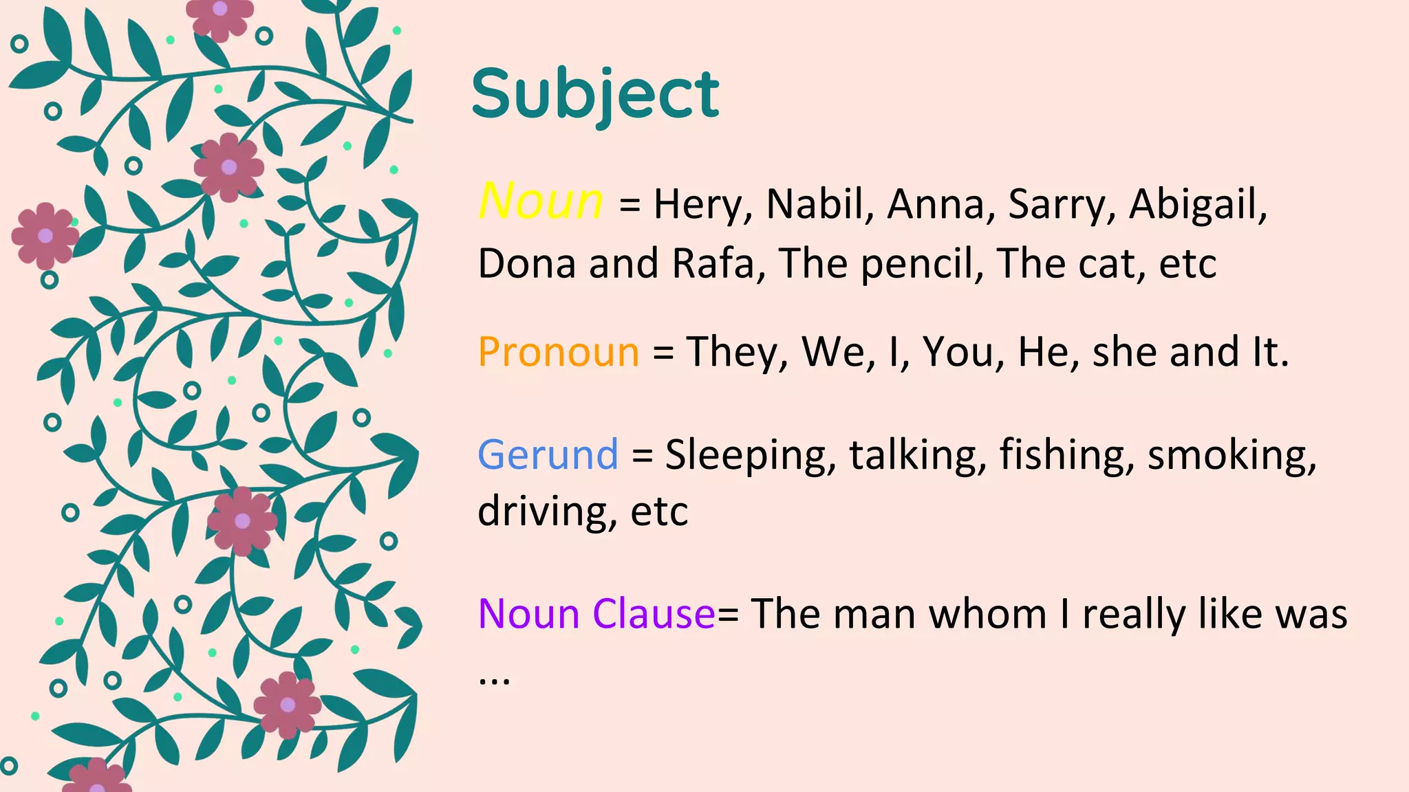 Simple Past Tense Nominal | PPT