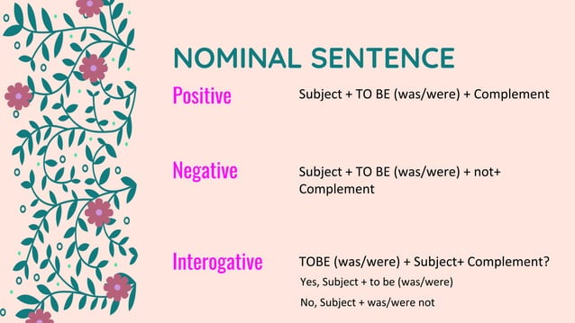 Simple Past Tense Nominal | PPT