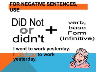Simple past unit 1 | PPTX