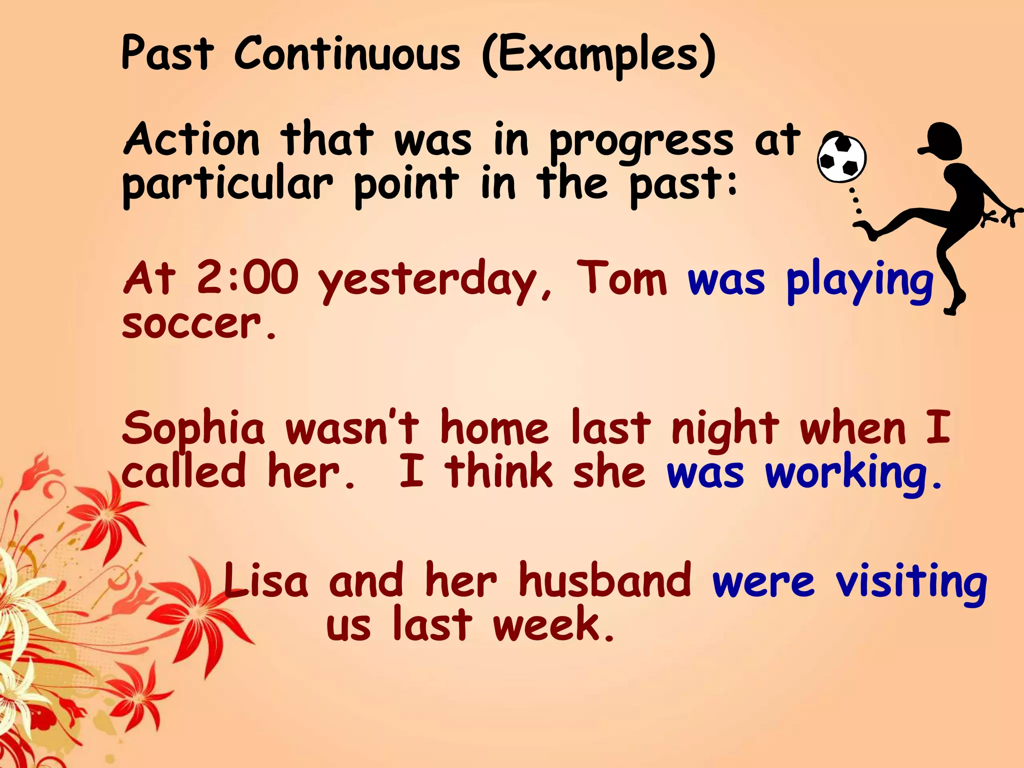 Simple Past vs Past Continuous | PPTX