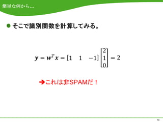 簡単な例から…








          14
 