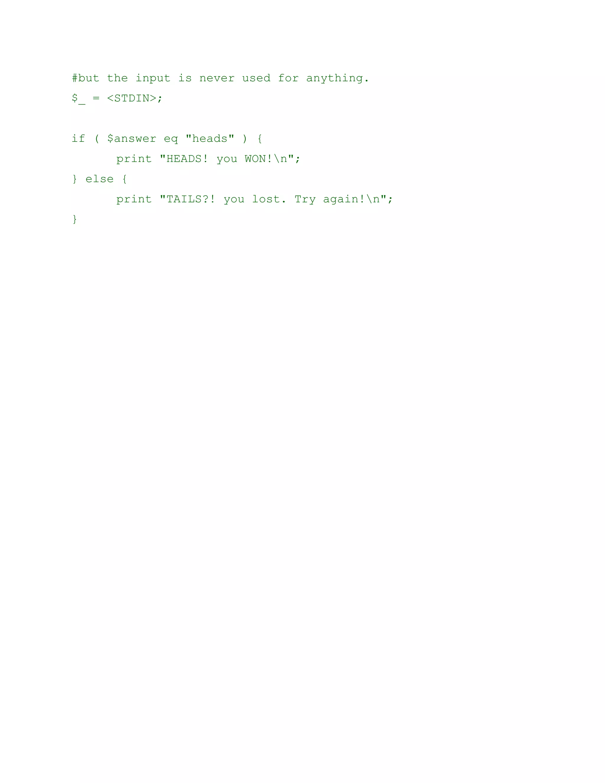 Simple perl scripts