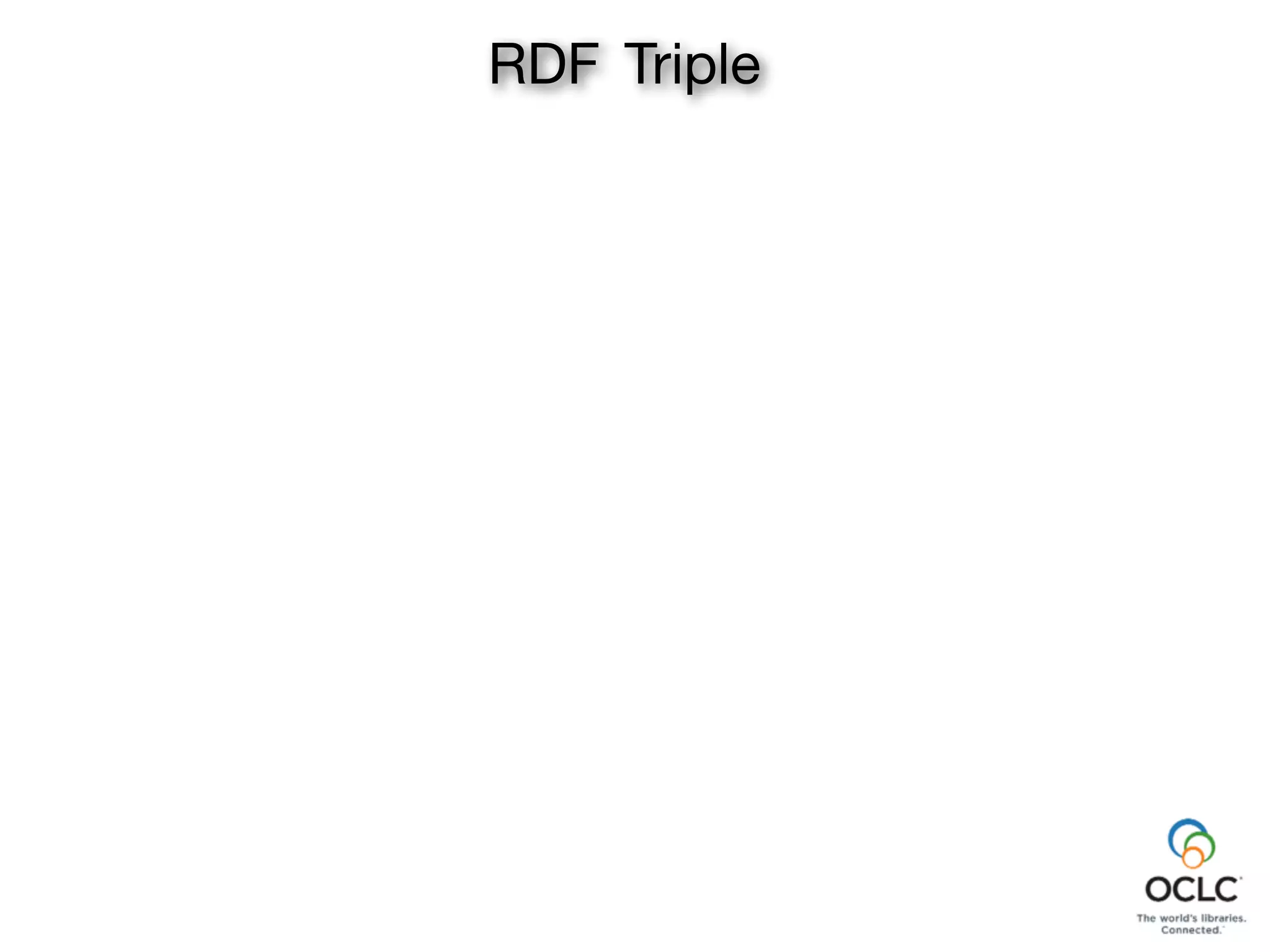 RDF Triple
 