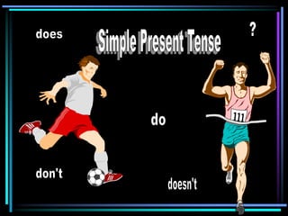 ? Simple Present Tense does do don't doesn't 