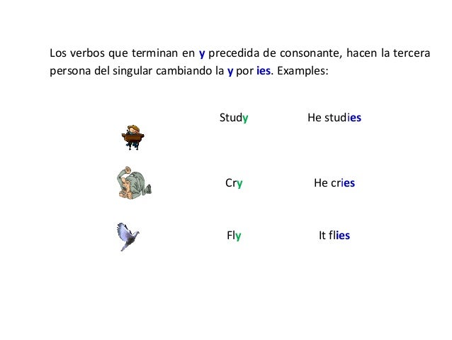 Oraciones En Presente Simple Con El Verbo Cry