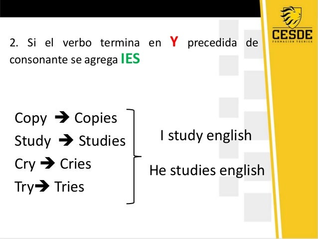 Oraciones En Presente Simple Con El Verbo Cry