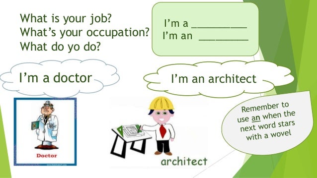 Simple Present Jobs And Occupations