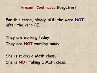 Simple Present VS Present Continuous | PPT
