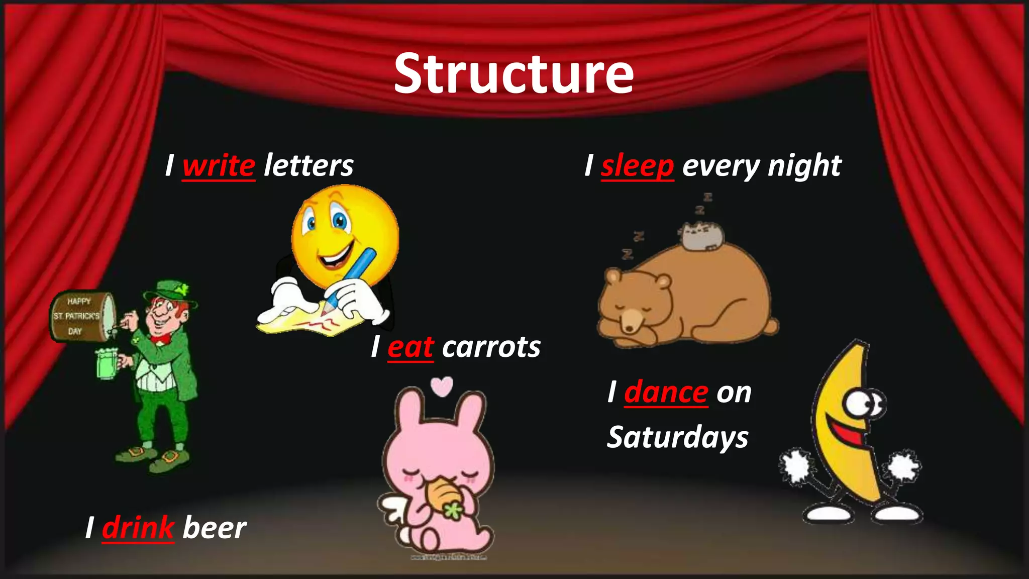 Simple present structure | PPSX