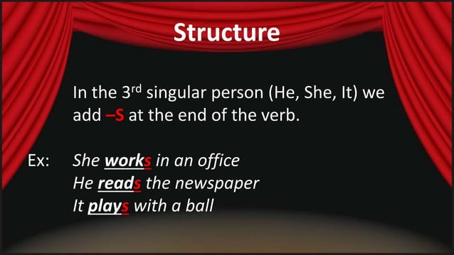 Simple present structure | PPSX