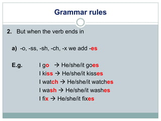 Simple present tense | PPTX