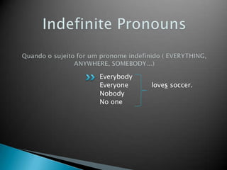 Everybody
Everyone
Nobody
No one

loves soccer.

 