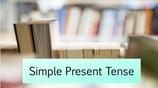 Simple Present Tense
 