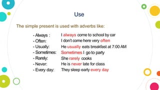 Simple Present Tense - Clase 3.pdf ingles | PDF