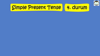 Simple Present Tense 4. durum
 
