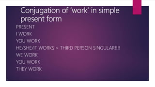 Simple present tense m. van eijk | PPTX