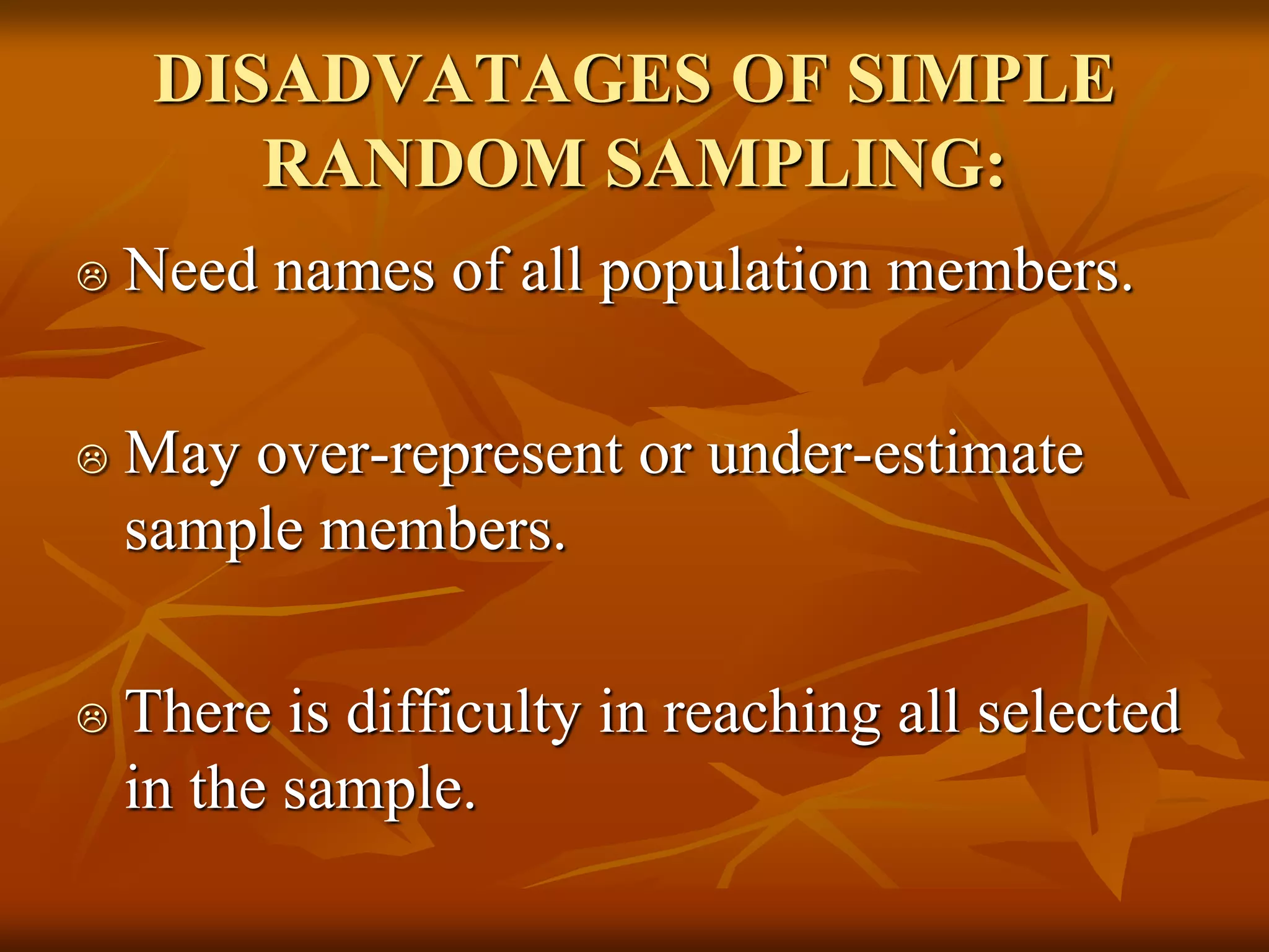 Simple random sampling | PPTX