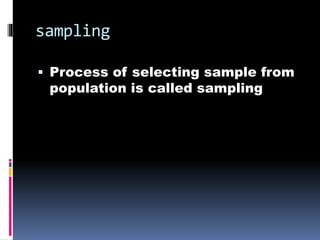 sampling simple random sampling | PPT
