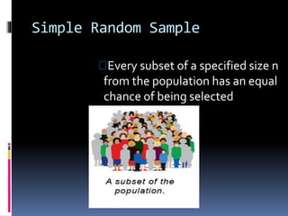sampling simple random sampling | PPTX